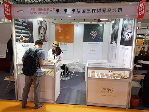 Music BeiJing Despiau Chevalets booth