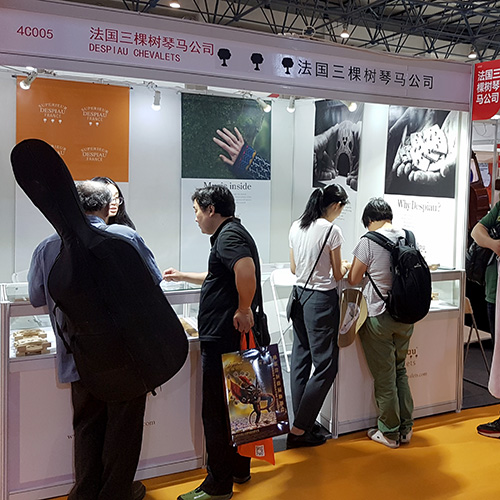 Music BeiJing Despiau Chevalets booth