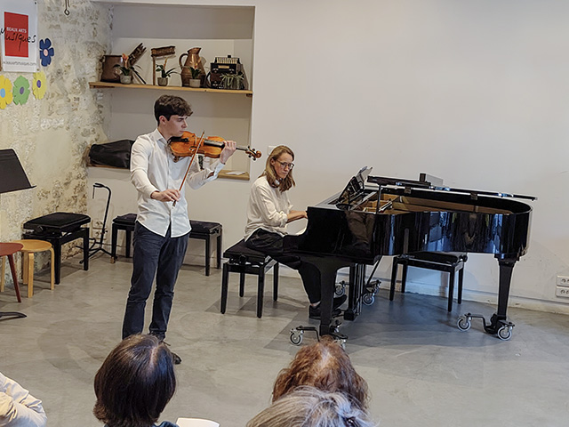 Travail avec Marie Charvet
